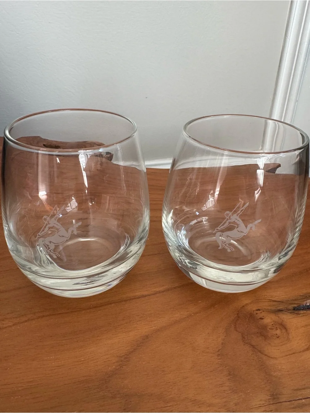 Remy Martin Logo Limited Edition Lowball Rock Glasses Set of 2